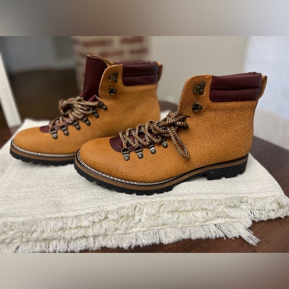 Taft Suola Viking Boot Size 43 US 10 Handmade In Spain Leather Hiking Vibram EUC - Picture 6 of 11